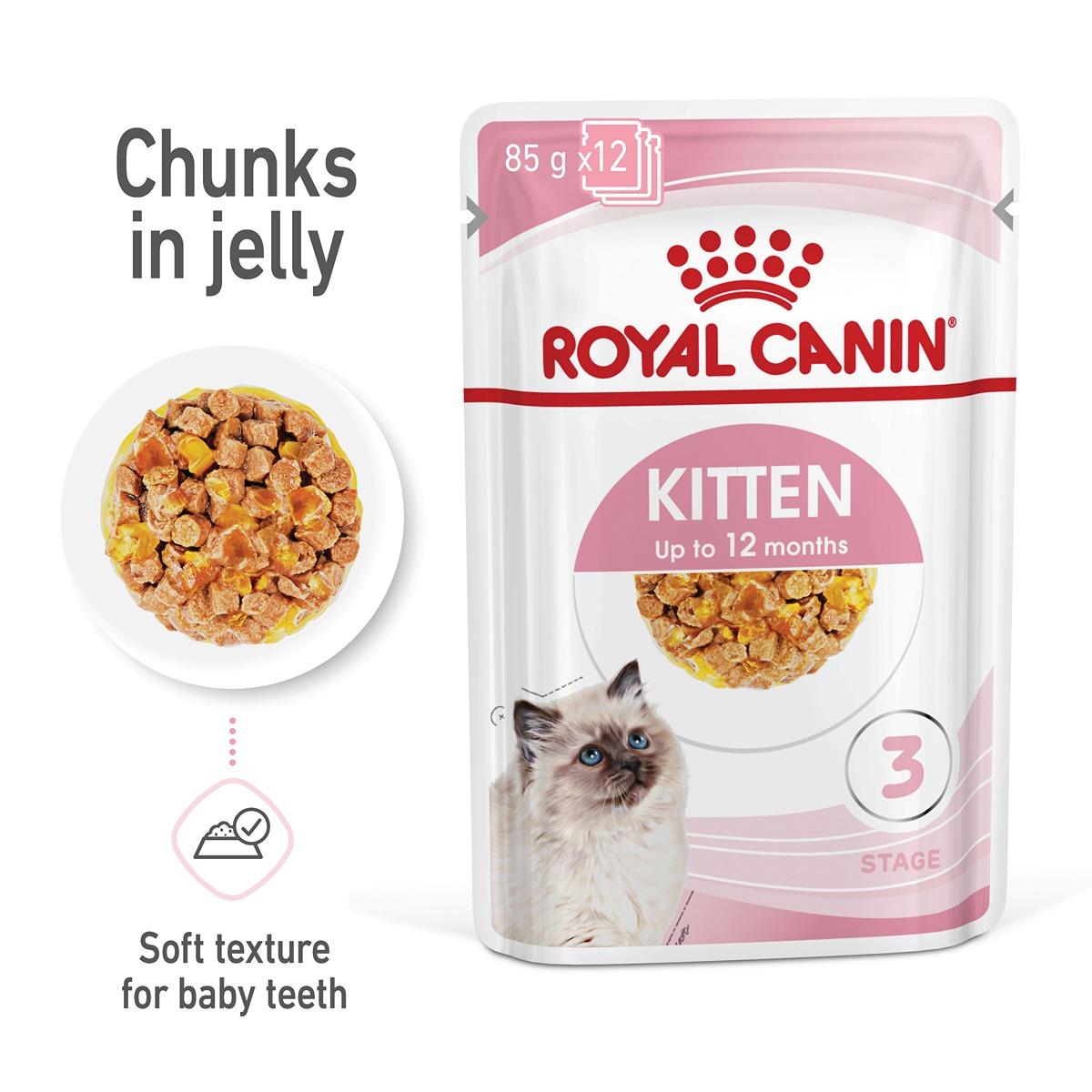 Royal Canin Instinctive Kitten Food in Jelly Wet Kitten Food