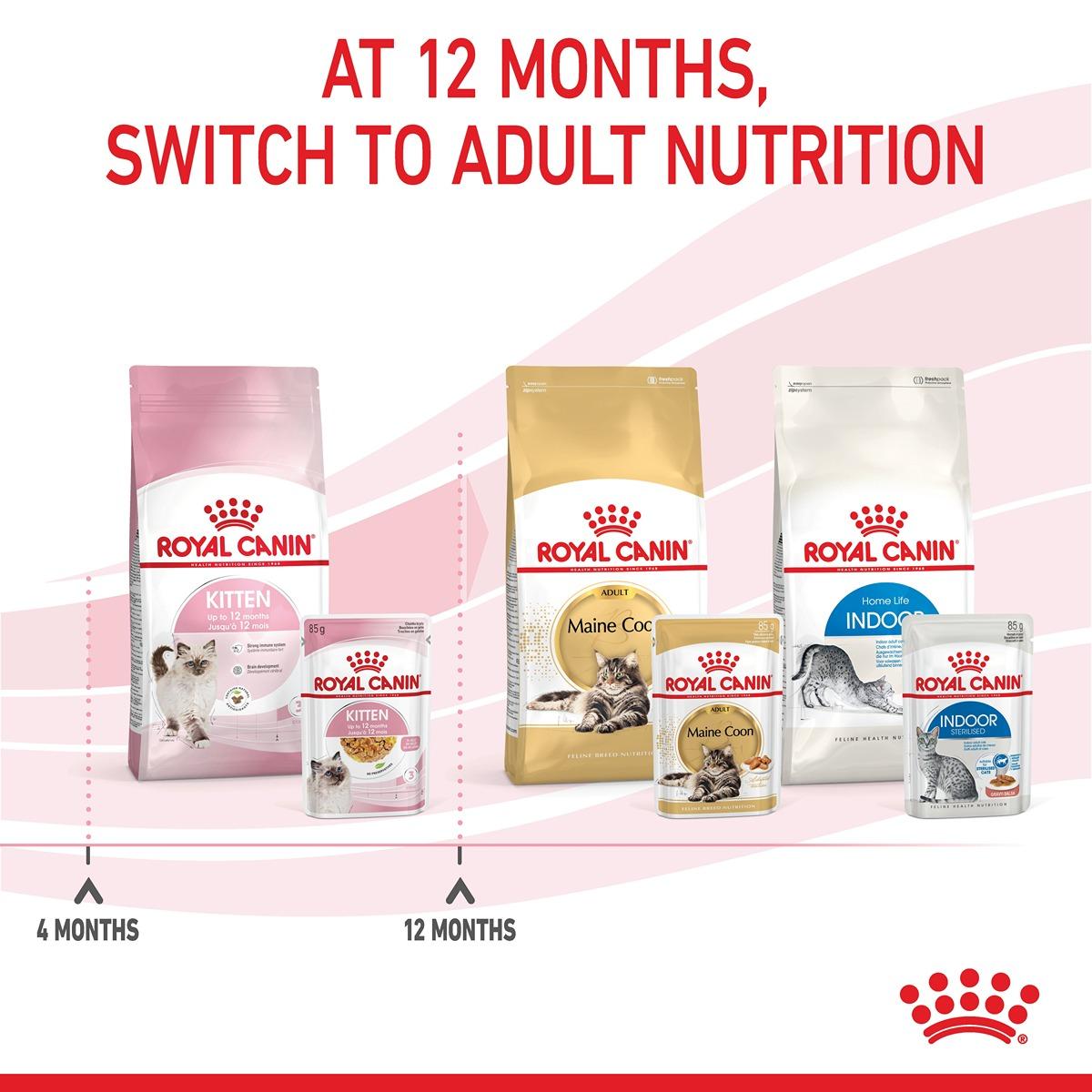 Royal Canin Instinctive Kitten Food in Jelly Wet Kitten Food