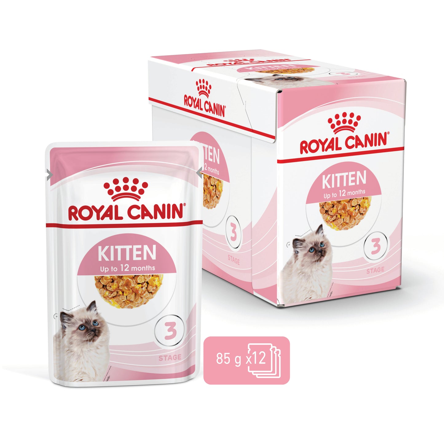 Royal Canin Instinctive Kitten Food in Jelly Wet Kitten Food