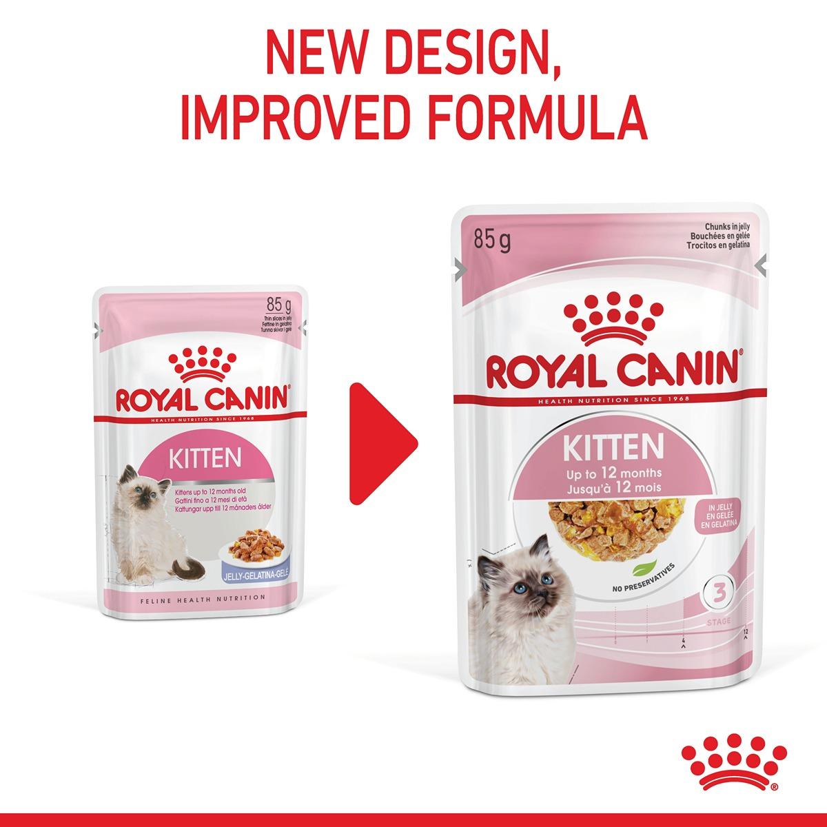 Royal Canin Instinctive Kitten Food in Jelly Wet Kitten Food