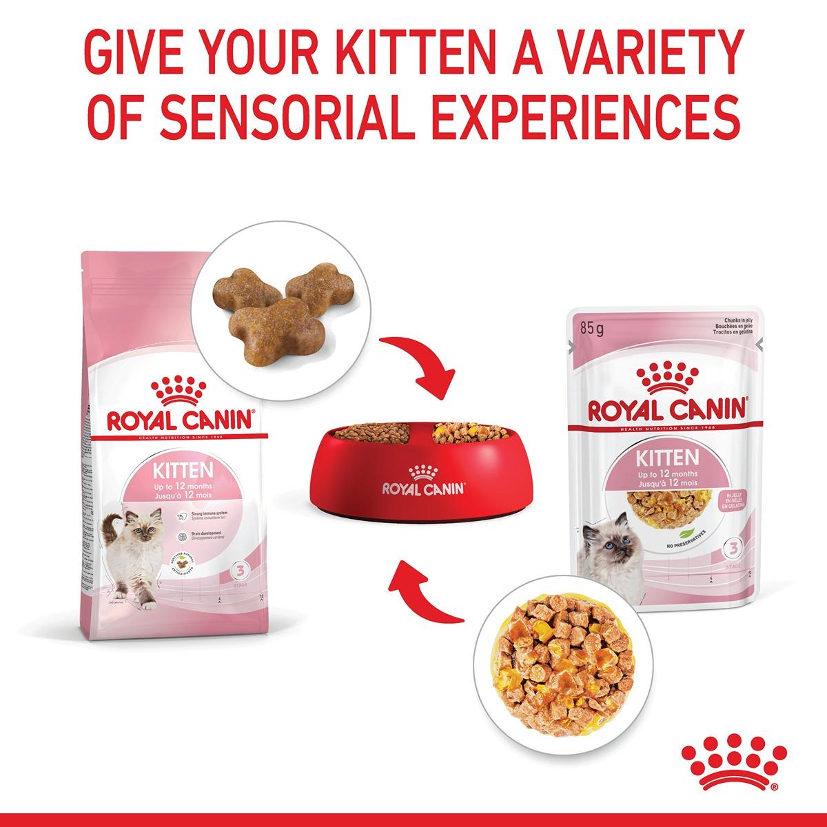 Royal Canin Instinctive Kitten Food in Jelly Wet Kitten Food