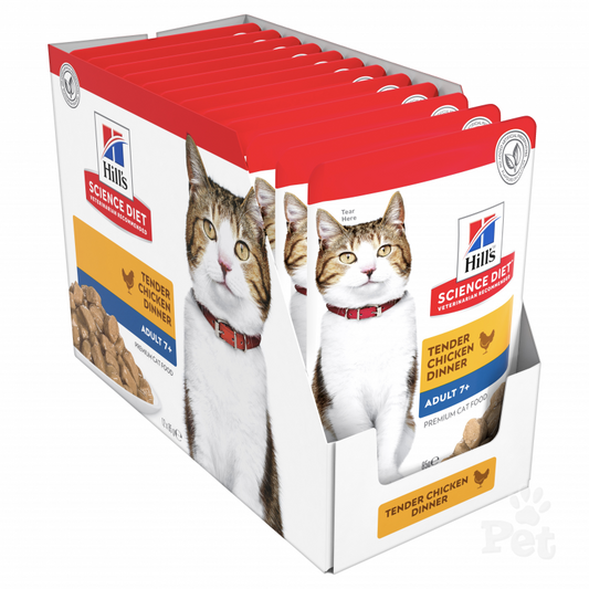 Hill's Science Diet Adult 7+ Chicken Wet Cat Food