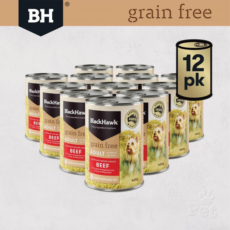 Black Hawk Grain Free Beef Adult Wet Dog Food