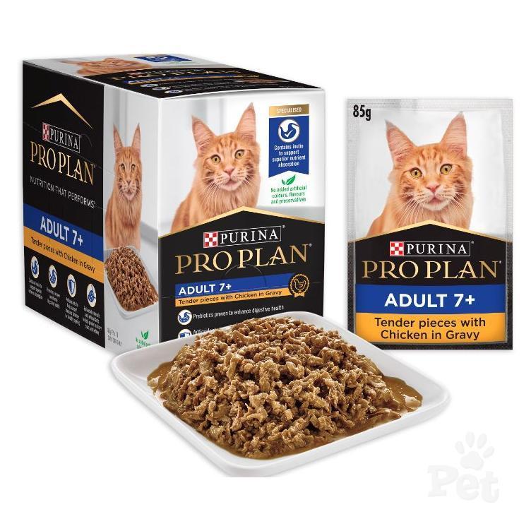 Pro Plan Chicken in Gravy Wet Senior Cat Food