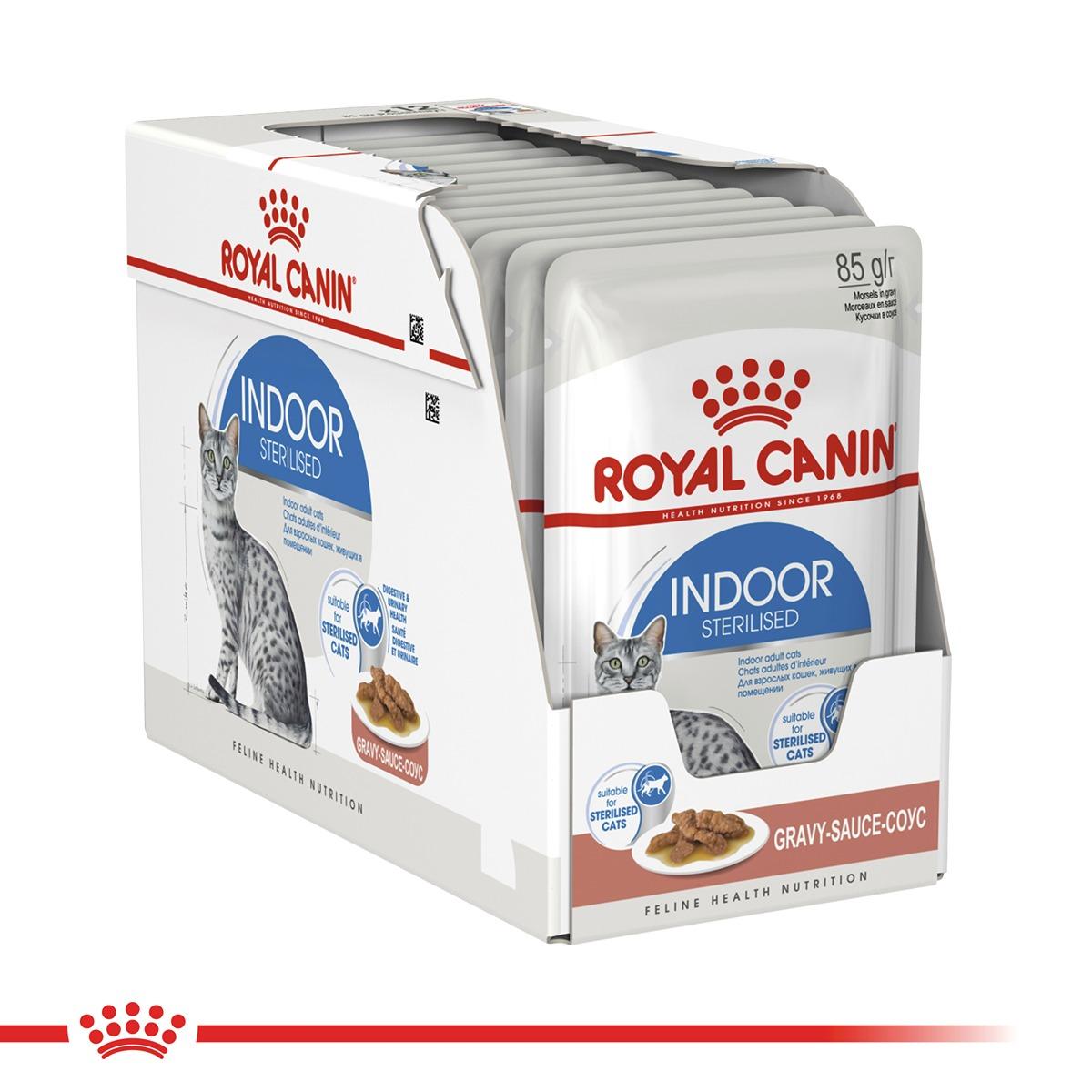 Royal Canin Indoor Gravy Wet Cat Food 85g