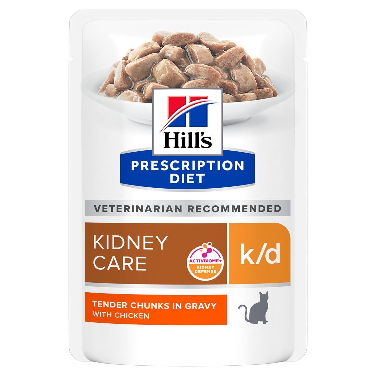 Hill's Prescription Diet k/d Kidney Care Chicken Cat Food Pouches