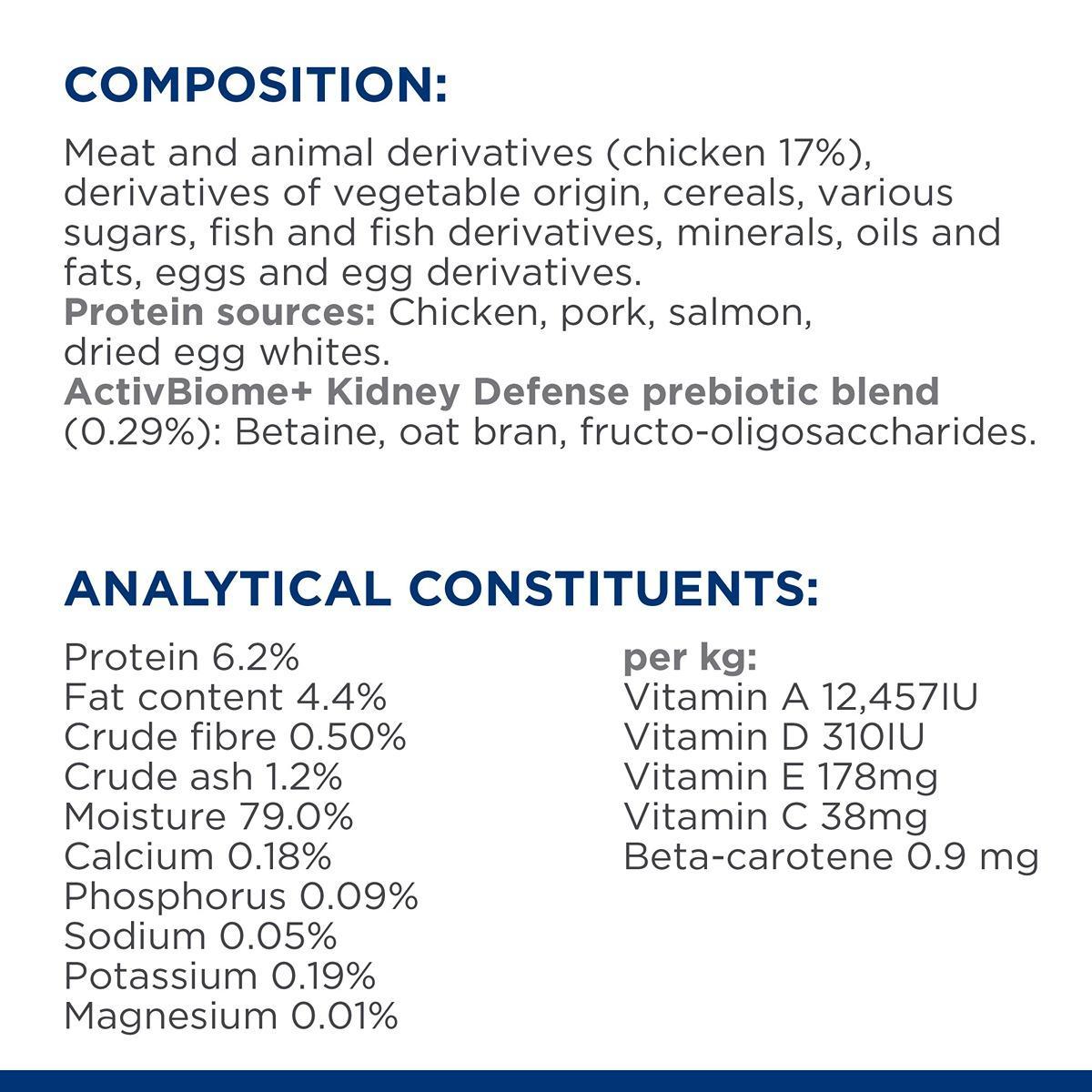 Hill's Prescription Diet k/d Kidney Care Chicken Cat Food Pouches