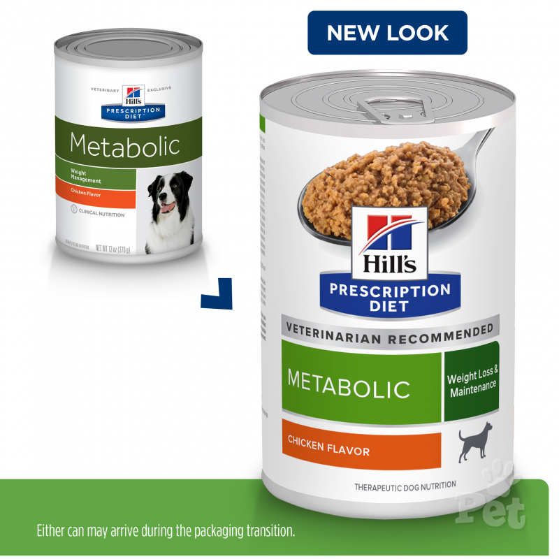 Hill's Prescription Diet Metabolic Weight Loss & Maintenance Canned Wet Dog Food