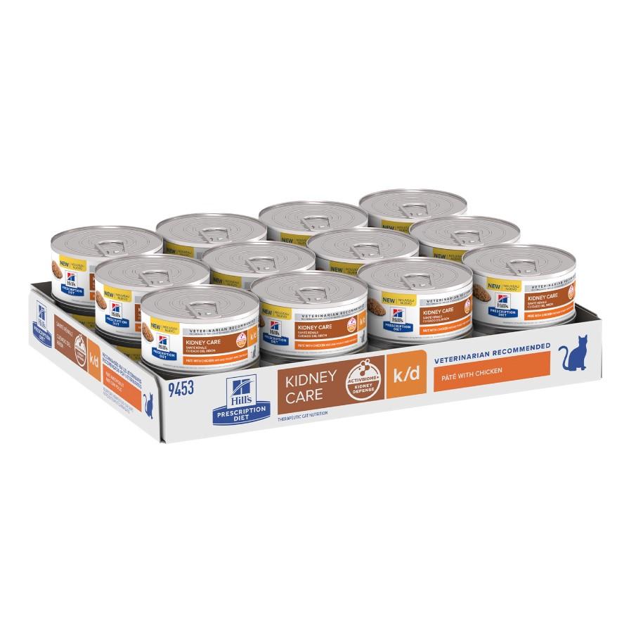 Hill's Prescription Diet k/d Kidney Care Pâté with Chicken Canned Wet Cat Food