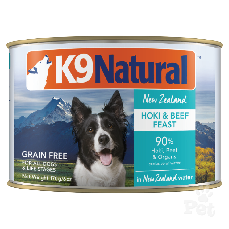 K9 Natural Hoki & Beef Feast Wet Dog Food