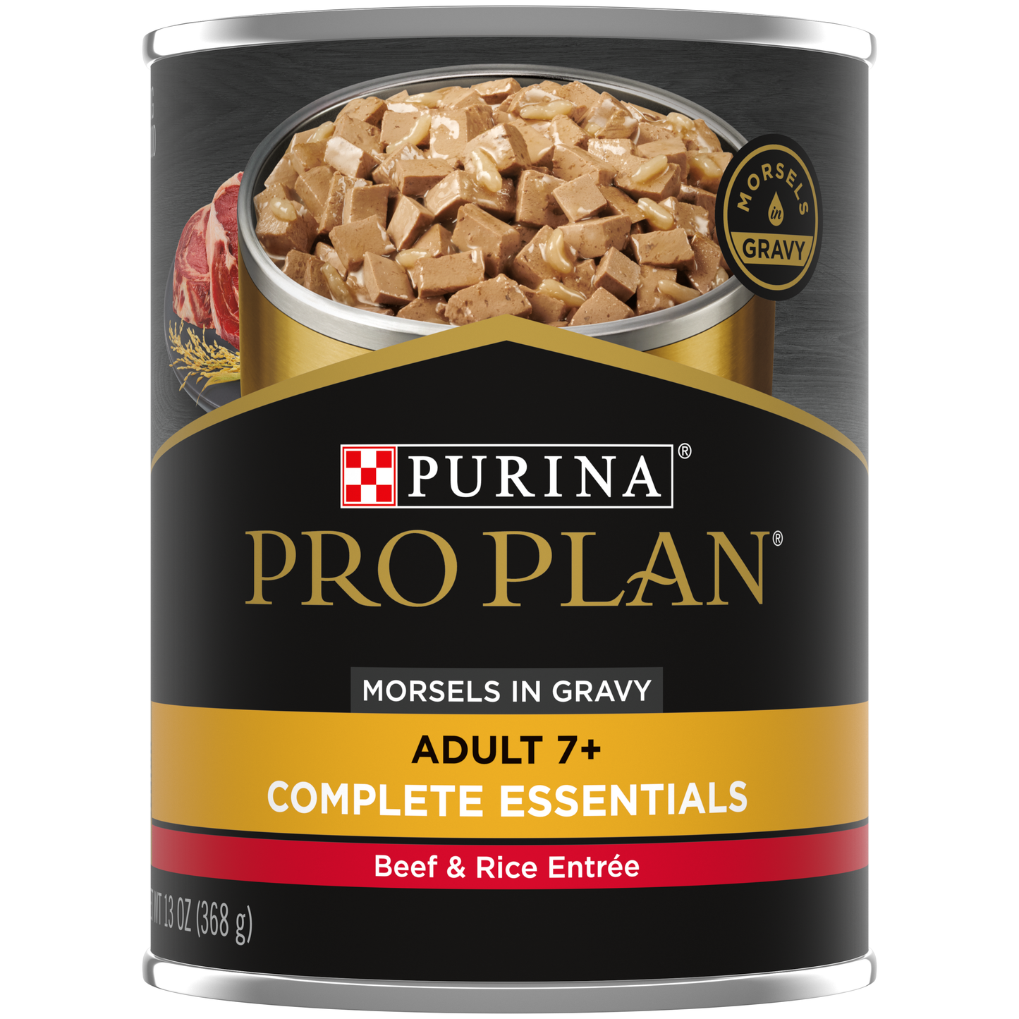 Pro Plan 7+ Adult Dog Senior Beef & Rice with Gravy