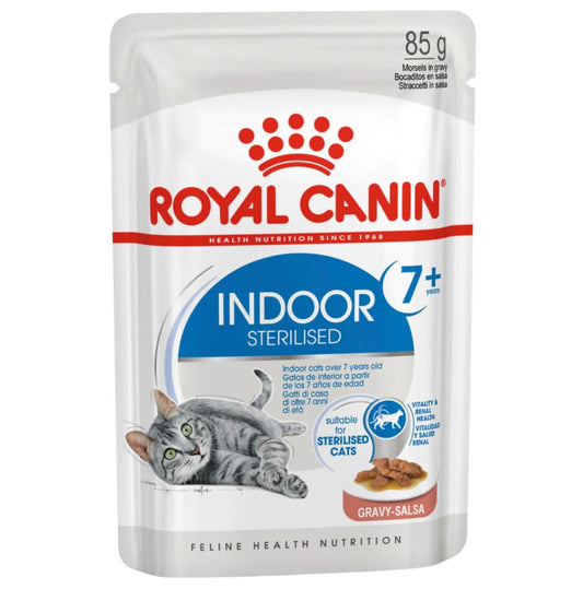 Royal Canin Indoor 7+ Gravy Cat Food 85g