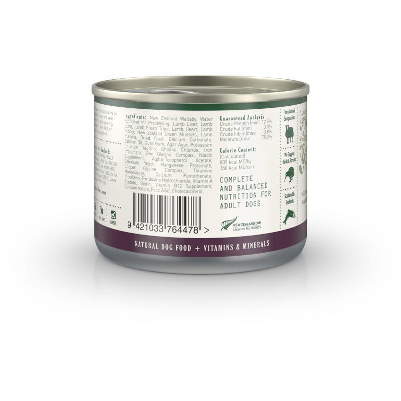Zealandia Dog Wallaby Pate 185gm
