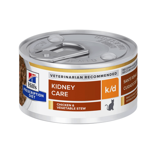 Hill's Prescription Diet k/d Kidney Care & Mobility Chicken and Vegetable Stew Wet Cat Food