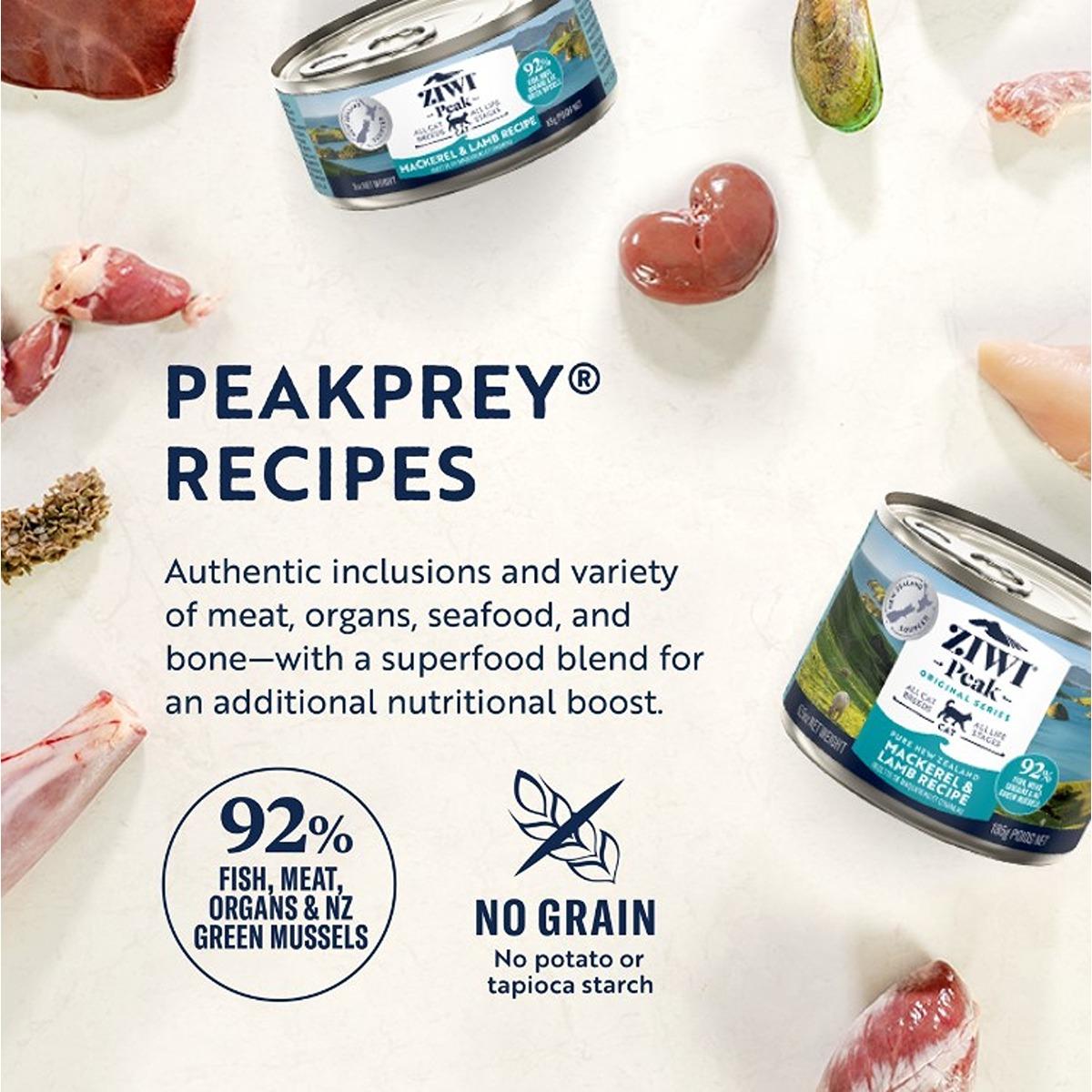 Ziwi Peak Mackerel & Lamb Wet Cat Food