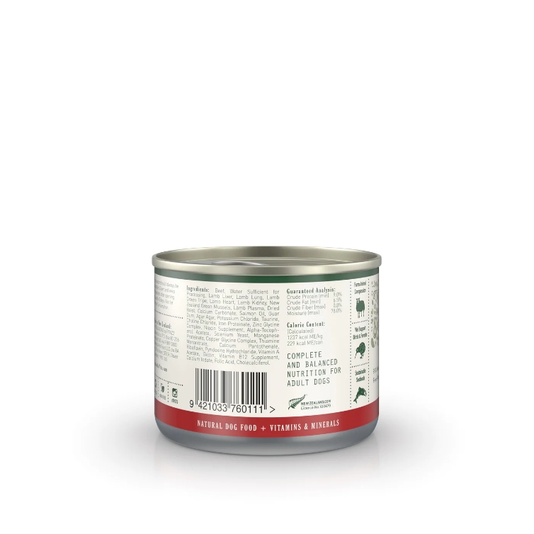 Zealandia Dog Beef Pate 185gm