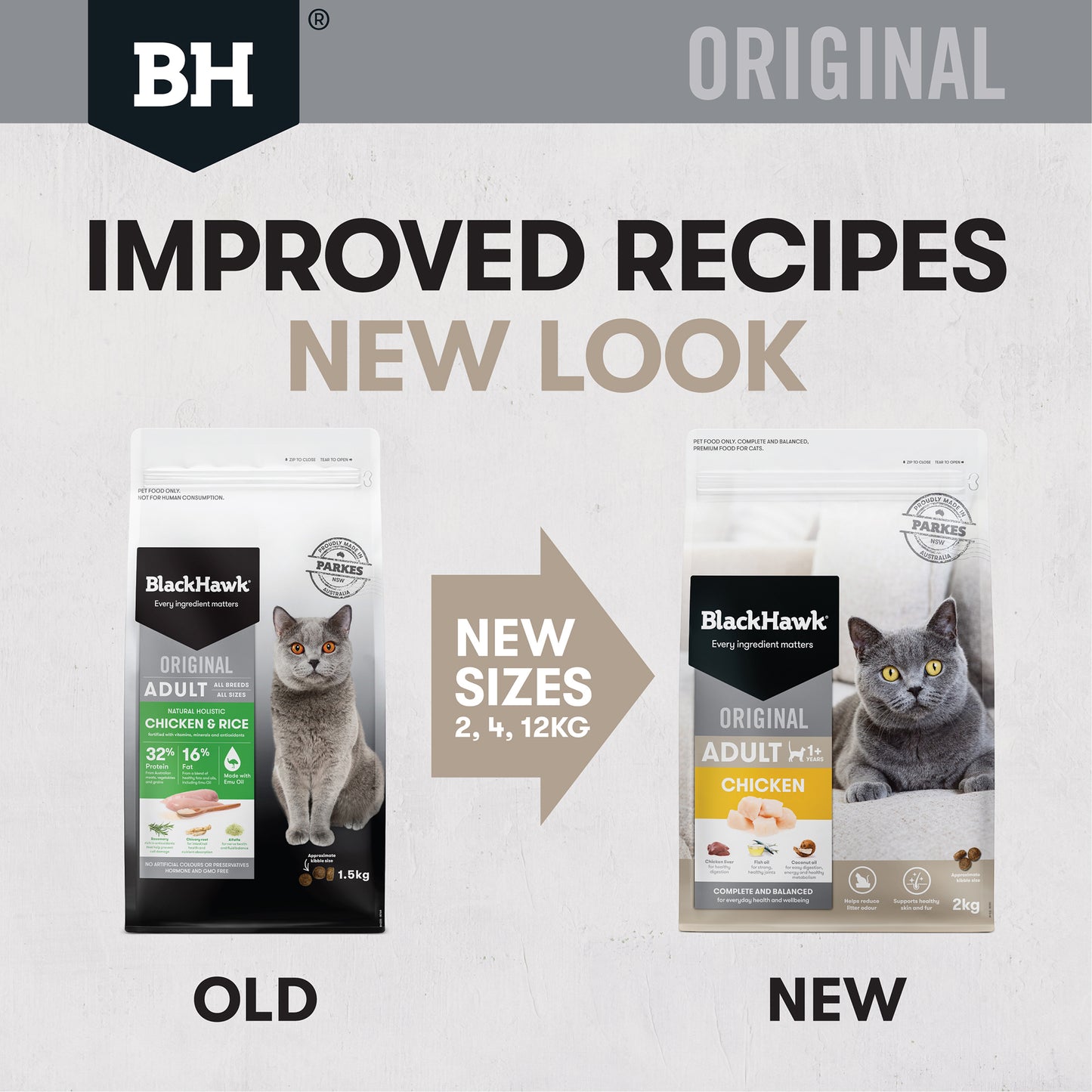 Black Hawk Original Cat Chicken Food